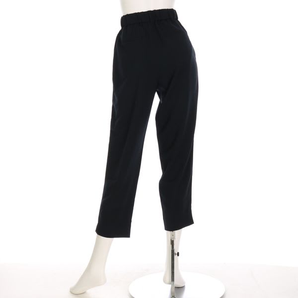 バックゴムタック入りテーパードパンツ