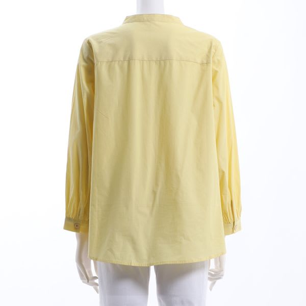 バンドカラーフレアシャツ