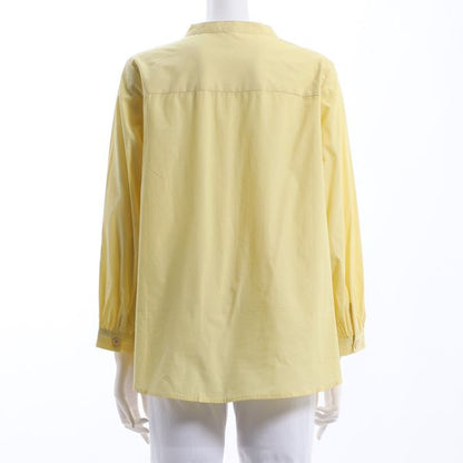 バンドカラーフレアシャツ