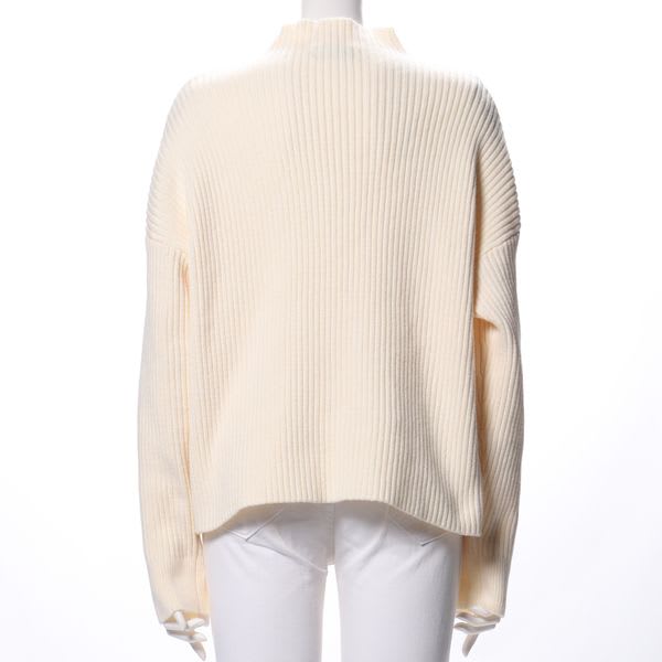 ドロップショルダーオフネックニット