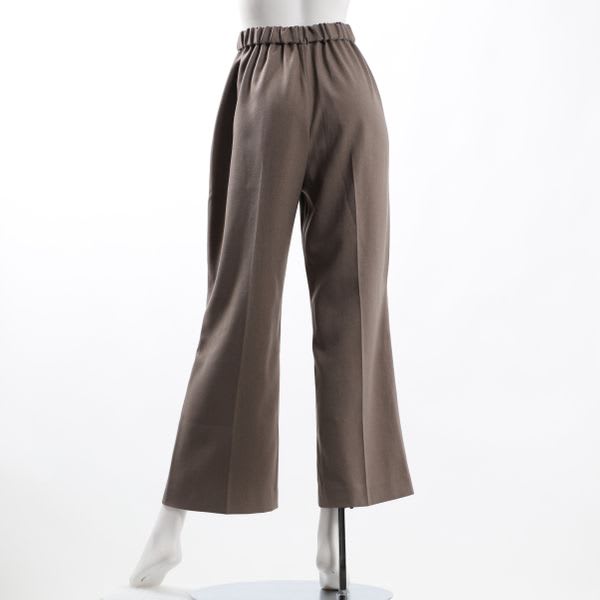 前ピンタックハイウエストパンツ