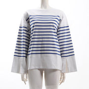マリン風ボーダーカットソー