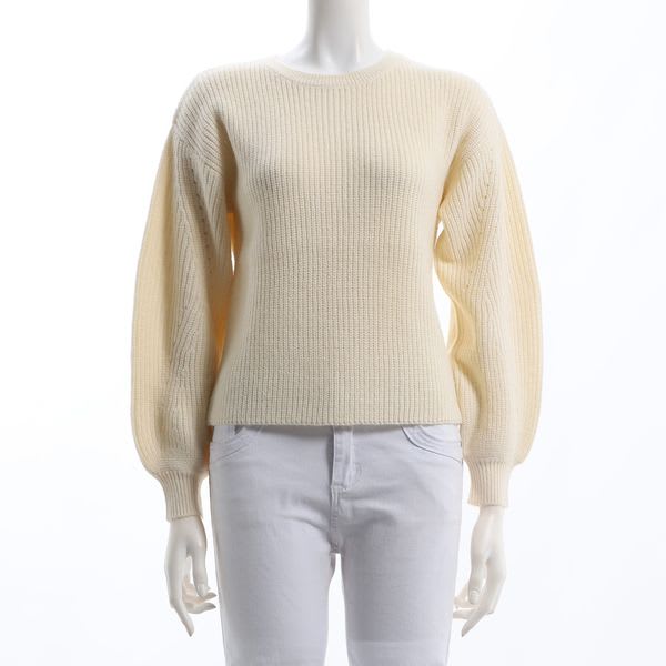 クルーネックニット