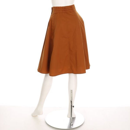 ウエストボタンフレアスカート