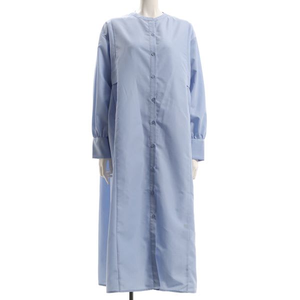 サイドデザインシャツワンピース