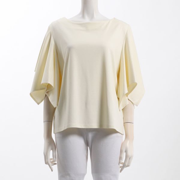 ハンカチーフスリーブカットソー