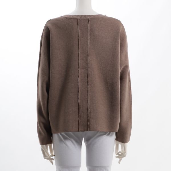 ラグランスリーブVネックニット