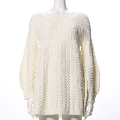 クィーン３段ケーブル編みニットチュニック