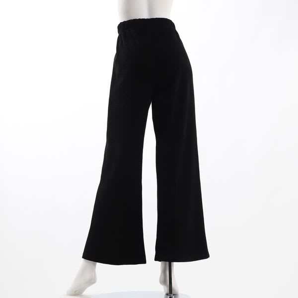 裏起毛スリットフレアパンツ