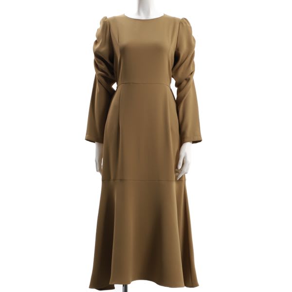 パワショルデザインマーメイド切り替えワンピース