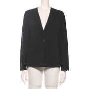 【セットアップ】高機能素材ノーカラージャケット