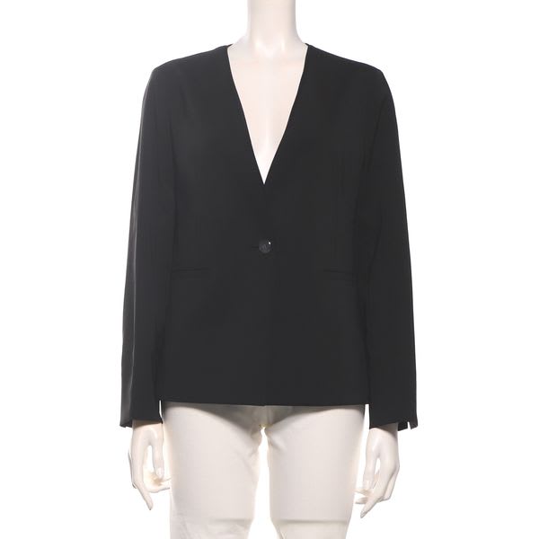 【セットアップ】高機能素材ノーカラージャケット