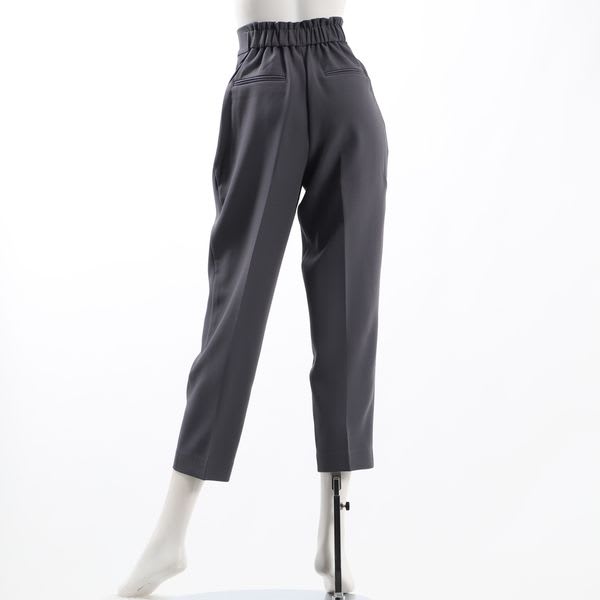 ハイウエストタックテーパードパンツ