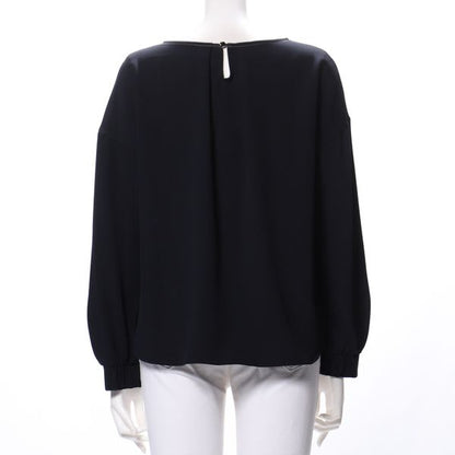 ストレッチジョーゼットドロップショルダーブラウス