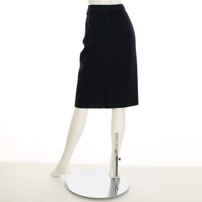 シャドーチェックウエストリボンタイトスカート