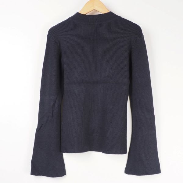 ベルスリーブリブニット