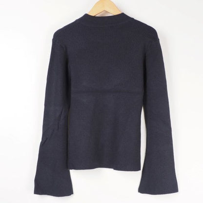 ベルスリーブリブニット