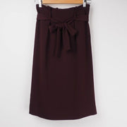 ウエストゴムリボンタイトスカート