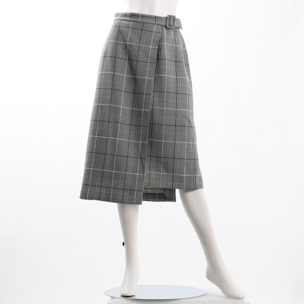 ラップデザインウエストベルトスカート