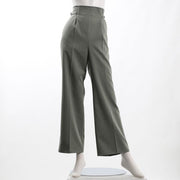 サイドベルトフレアパンツ