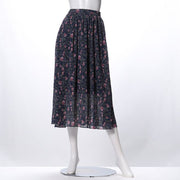 マジョリカプリーツ花柄スカート