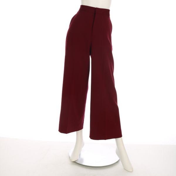 ストレートシルエットワイドパンツ