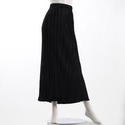 凹凸プリーツベロアタイトスカート