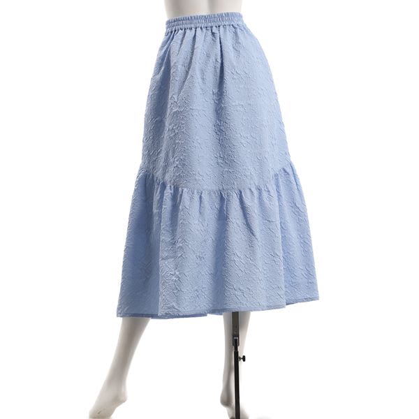 ジャガードフレアスカート