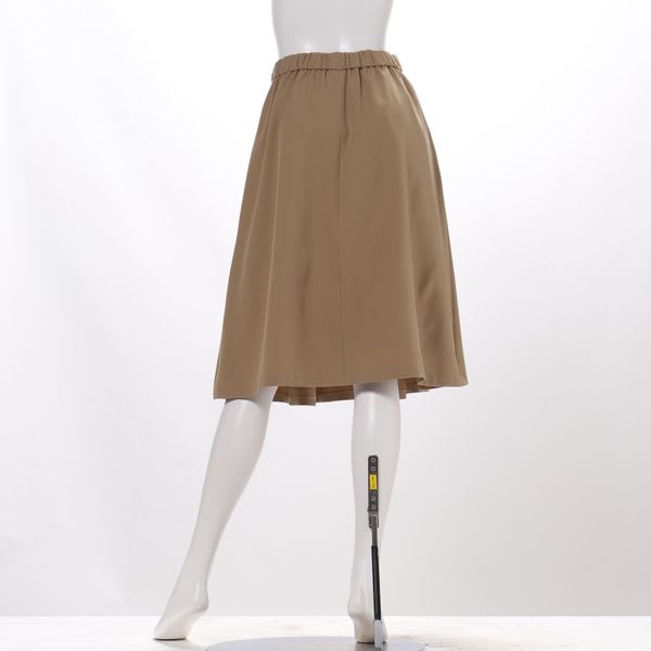 Dカンベルトタックフレアスカート