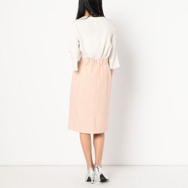 ハイウエストタック入りタイトスカート