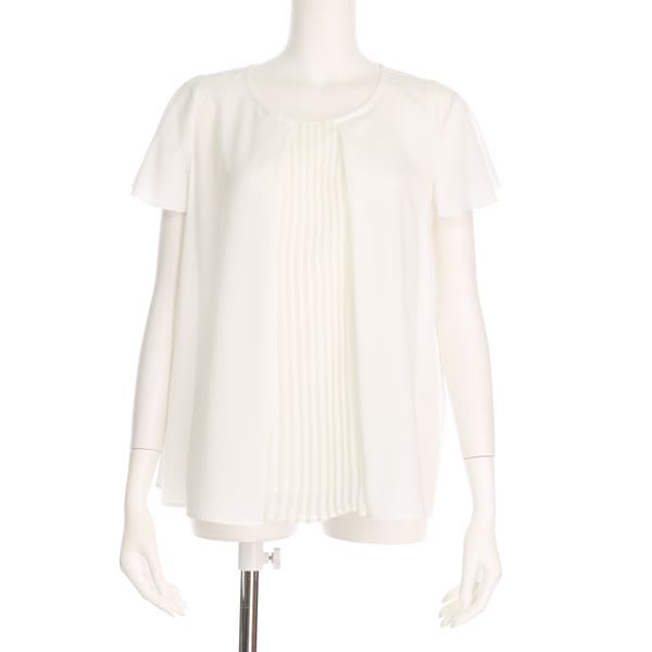 プリーツデザインブラウス