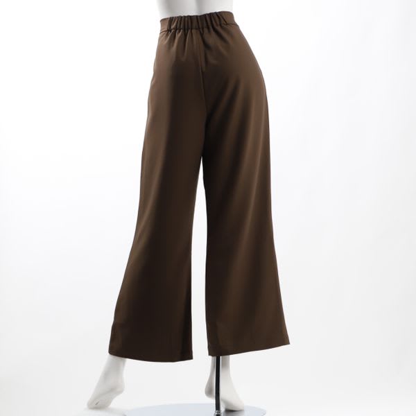 シンプルデザインフレアパンツ