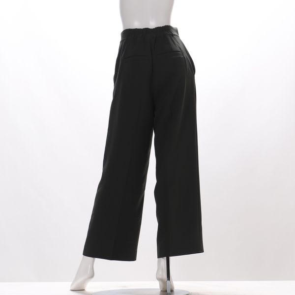 ウエストボタンデザインワイドパンツ