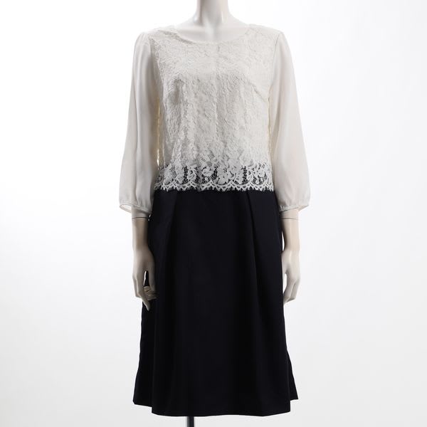 レースドッキングワンピース