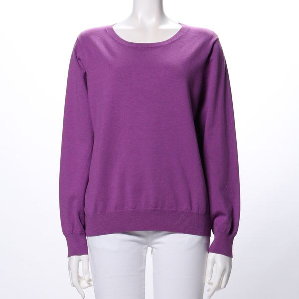 ラウンドネックニット