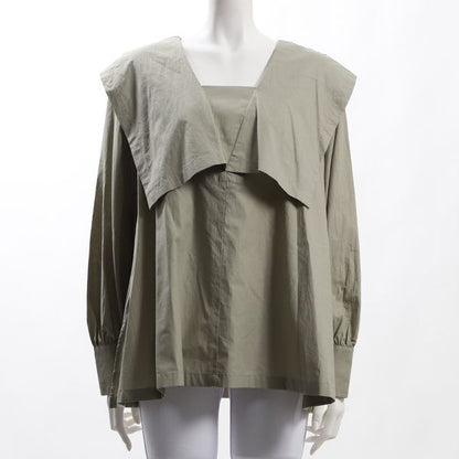 プードルクロスセーラーカラーブラウス