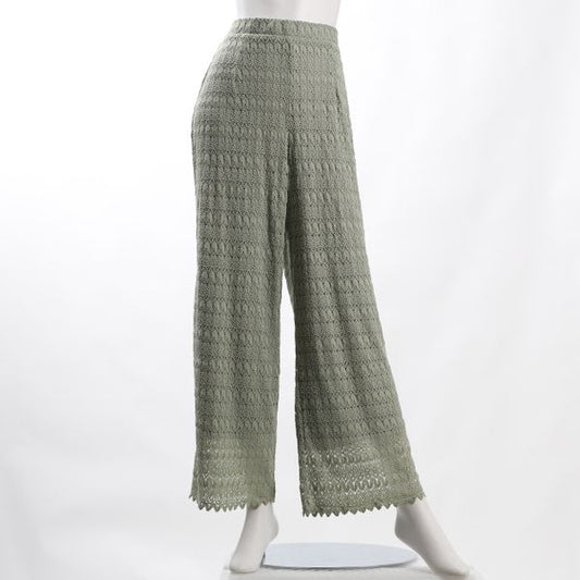 幾何リーフレース総レースパンツ