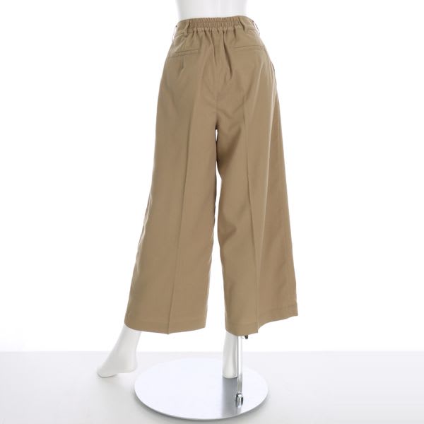 ベルトループ付きワイドシルエットパンツ
