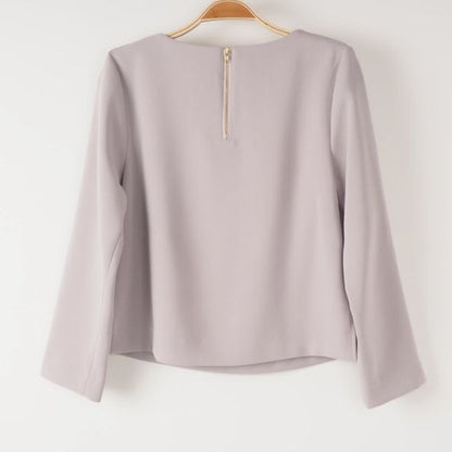 ダブルポケットデザインブラウス