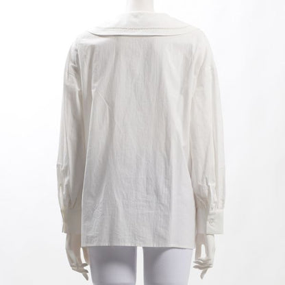 大きめ襟ブラウス