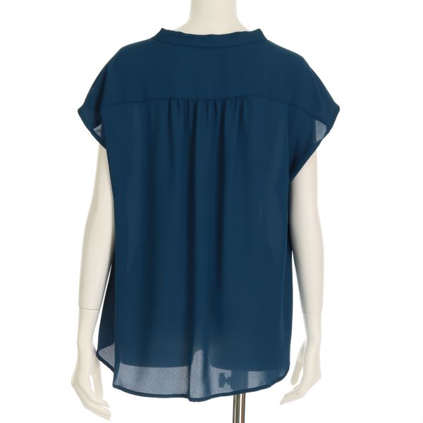 フレンチスリーブボウタイブラウス