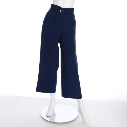 ベルト付きハイウエストワイドパンツ