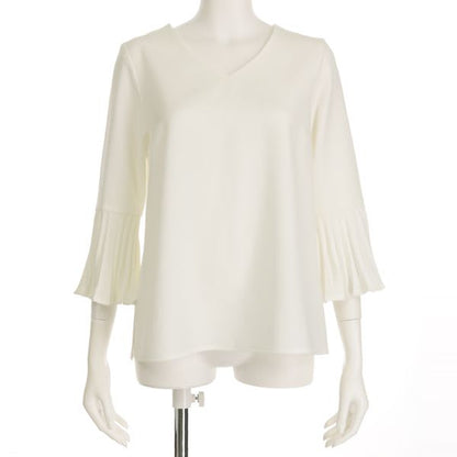 袖プリーツブラウス