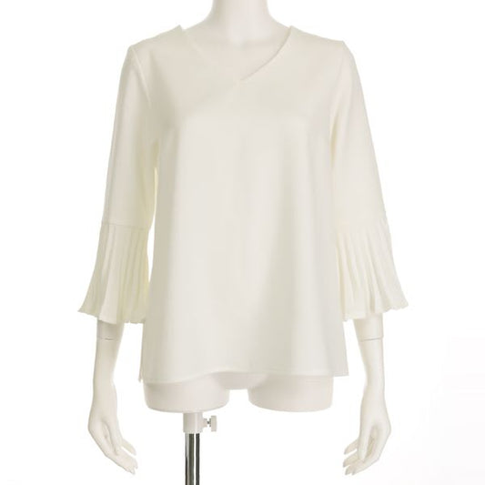 袖プリーツブラウス