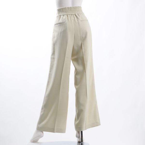 パイピングラインハイウエストワイドパンツ