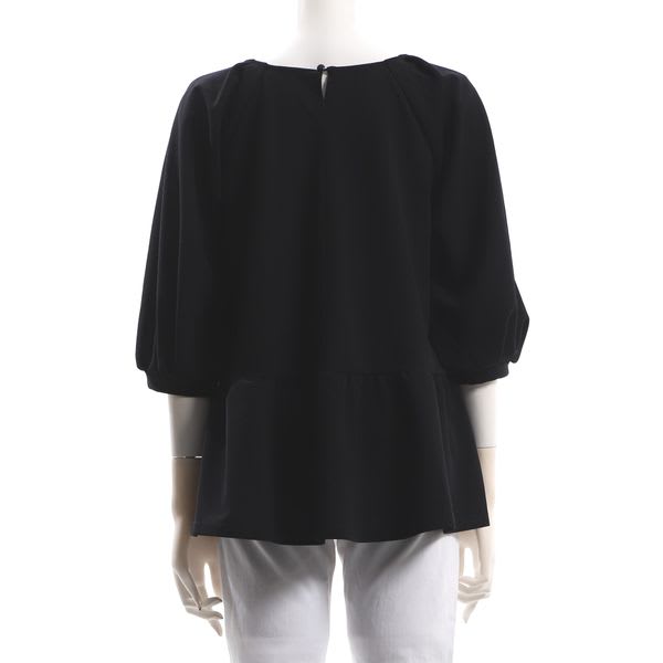 スクエアネックペプラムブラウス