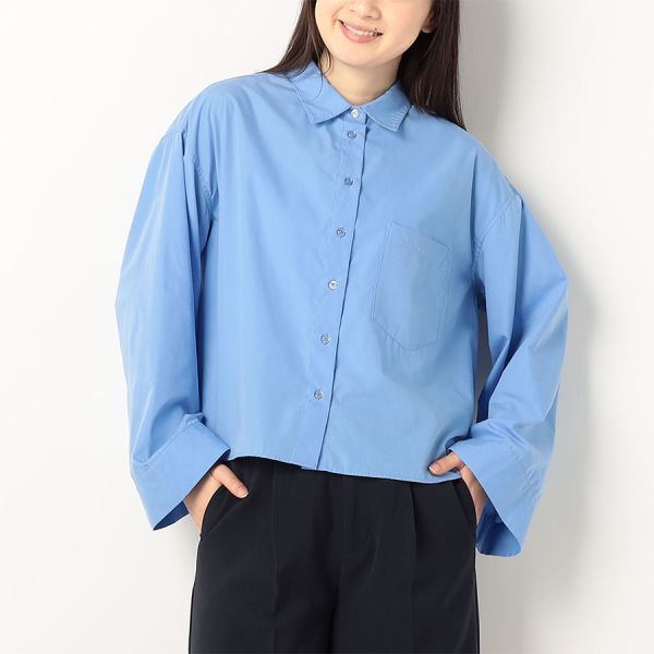 ゆったり前開きデザインブラウス