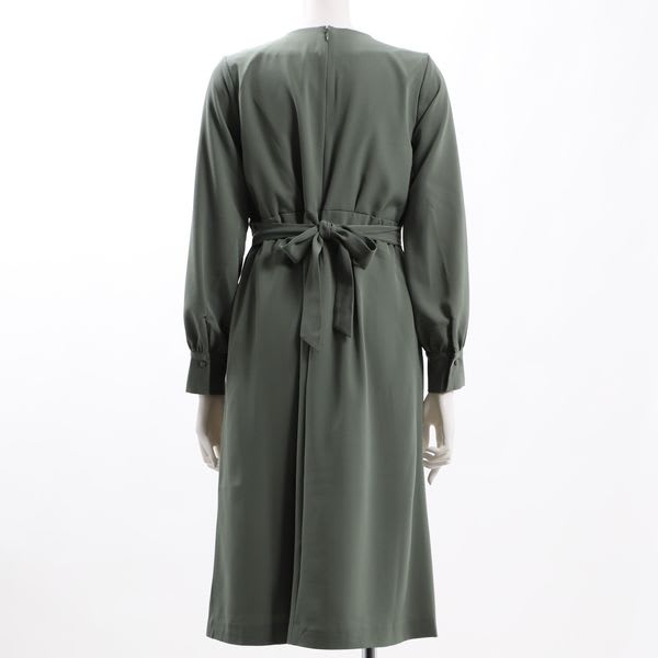 ウエストタックリボンワンピース