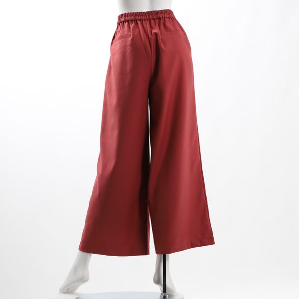 バックゴムワイドパンツ