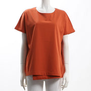 ラップ風デザインカットソー